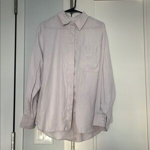 COS light pink linen Blouse Classic Top